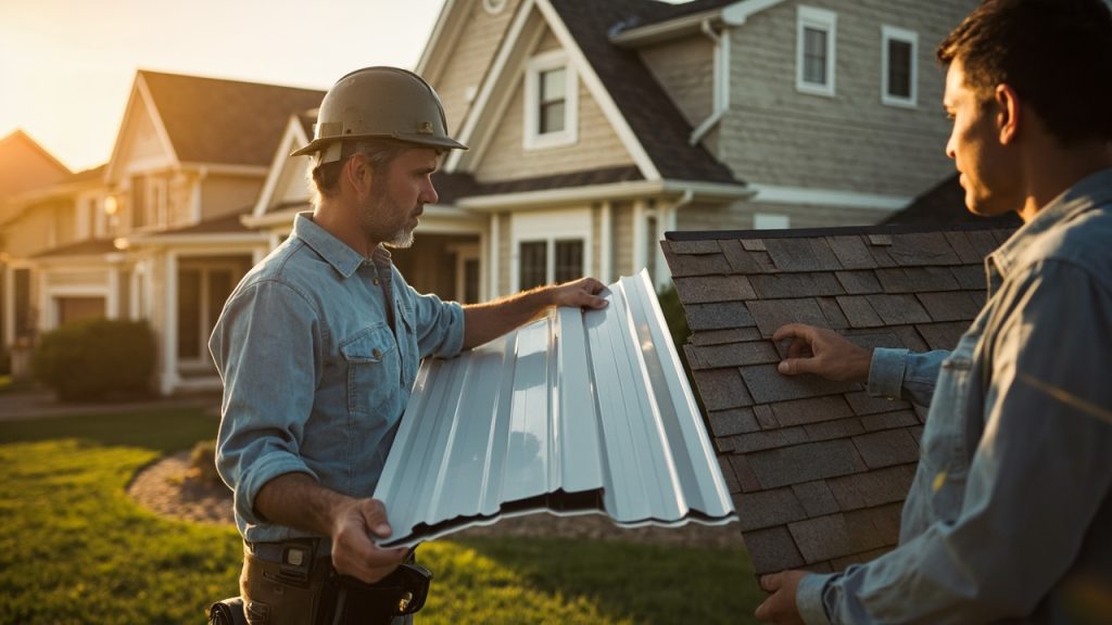 Metal Roof vs Asphalt Shingles Cost in Indianapolis IN 46202