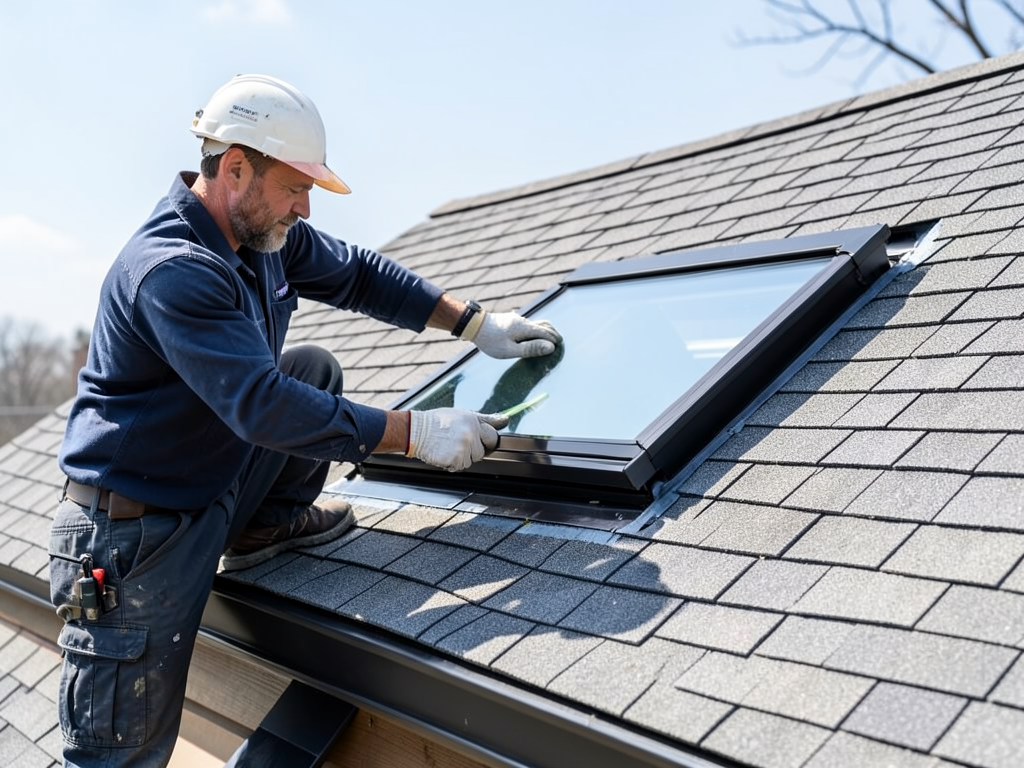 Adding a skylight during your castleton roof repla