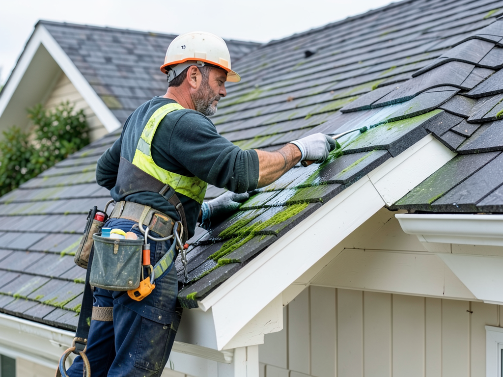 Dealing with moss growth on your zionsville roof w