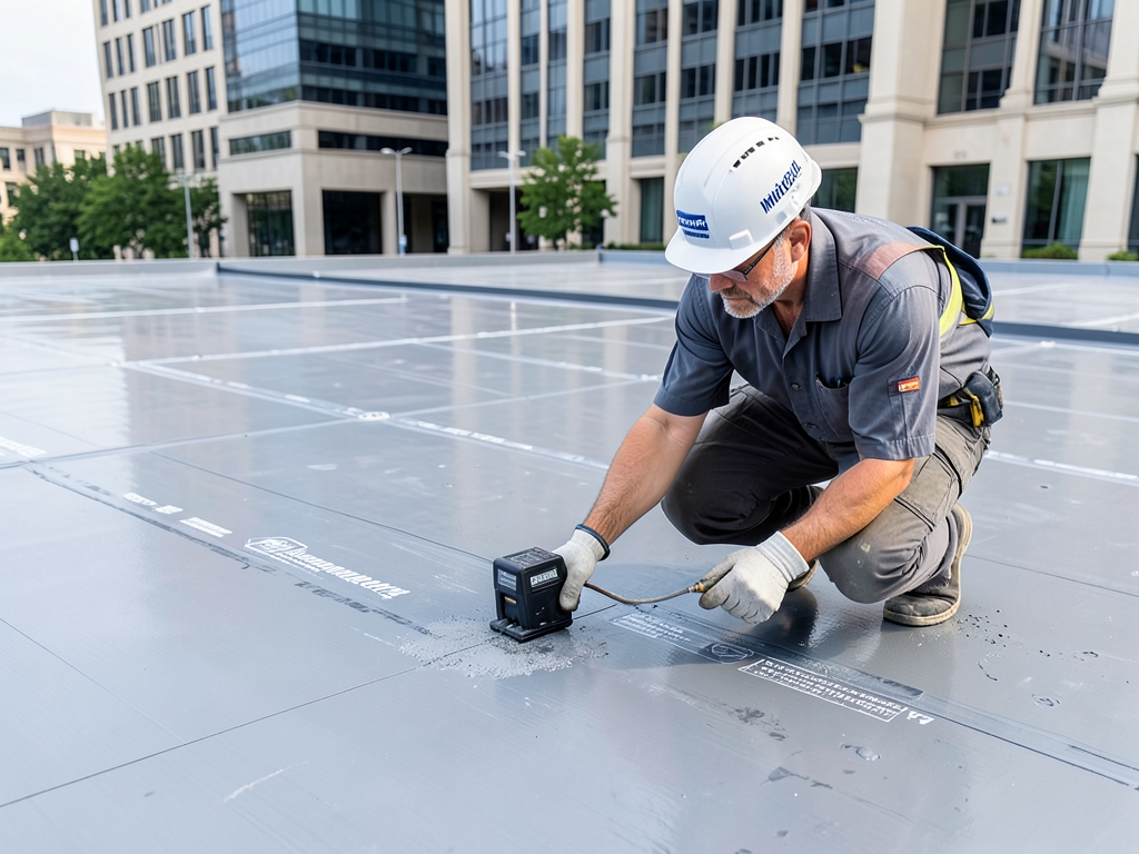 Flat roof maintenance and repair options for downt