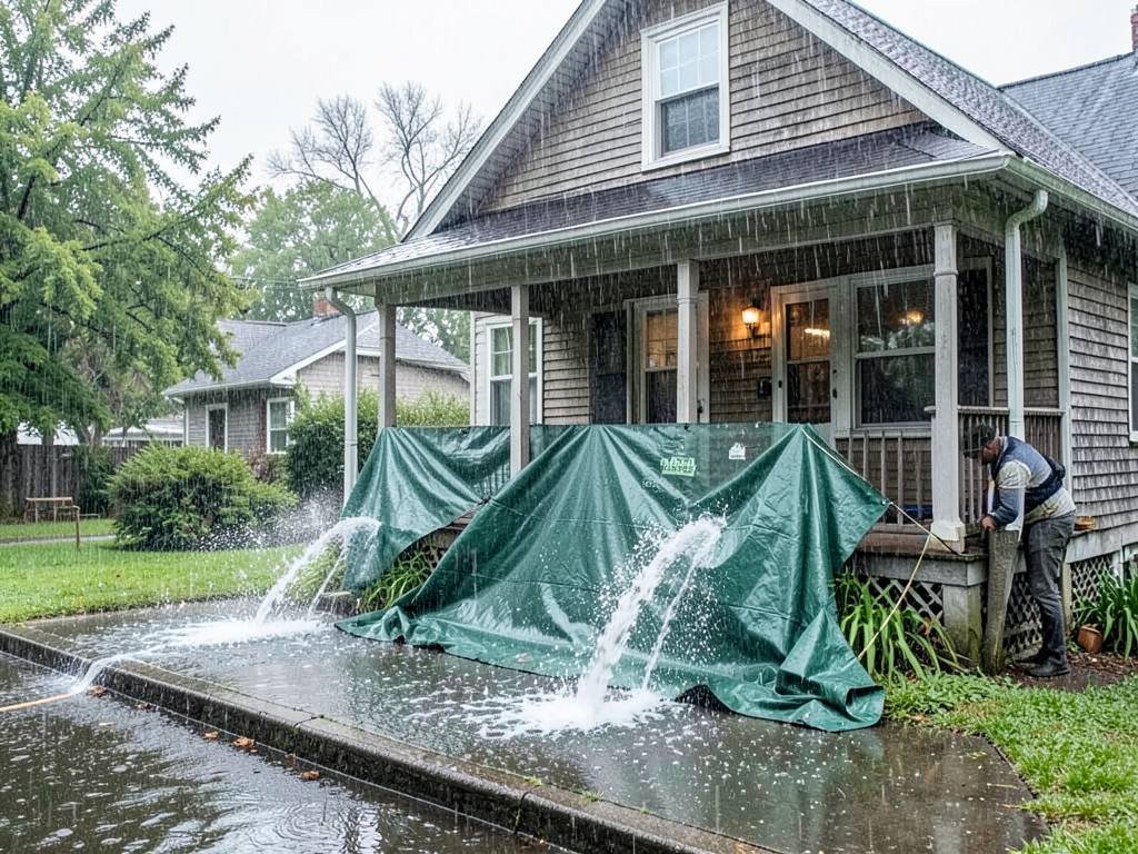 Getting emergency roof repairs in broad ripple bef