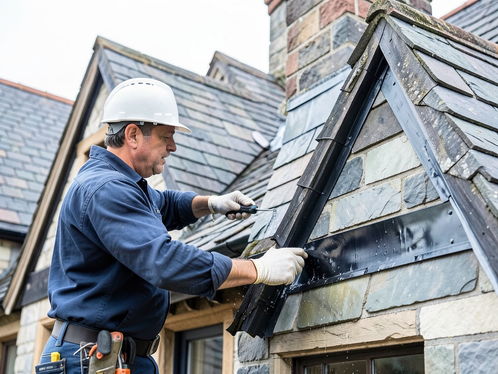 Maintaining the unique charm and complex rooflines of a Forest Hills Tudor home