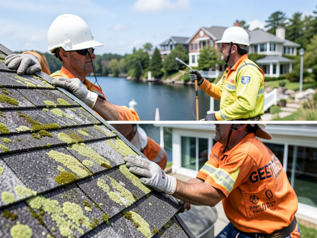 Specialized roofing services for waterfront homes