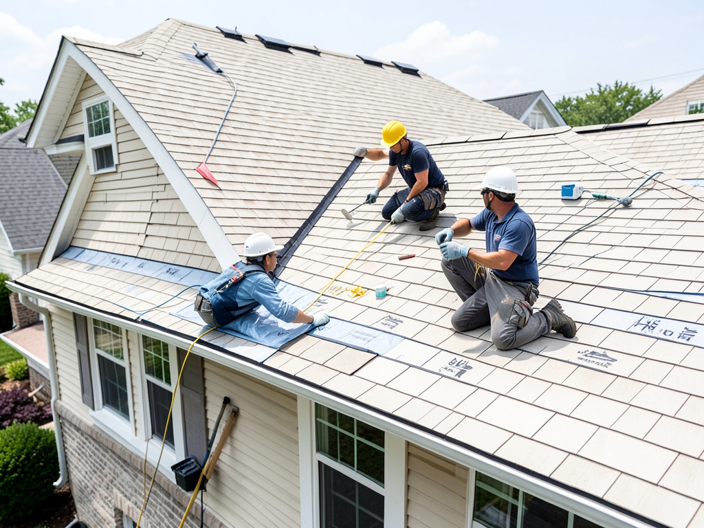 Switching to a light colored roof to lower cooling costs in West Indianapolis